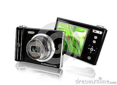 Digital Camera Stock Photo