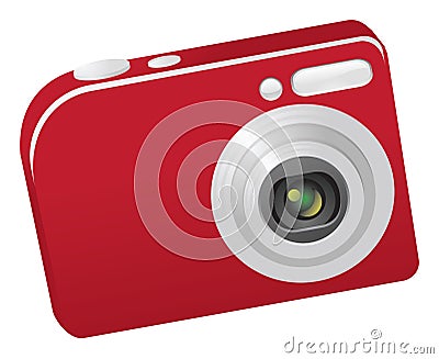 Digital camera Vector Illustration