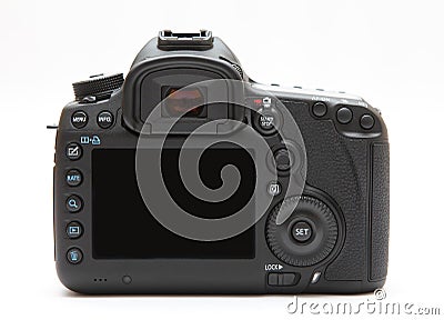 Digital camera rear display screen Stock Photo