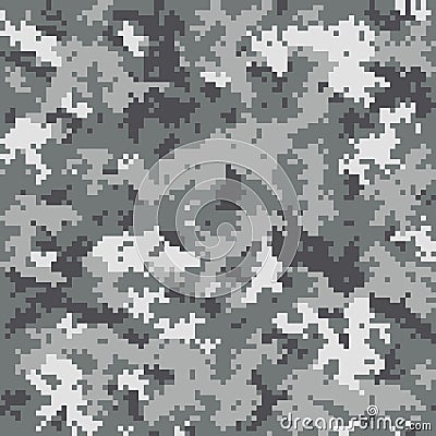 Digital camouflage pattern Vector Illustration