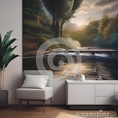 A digital canvas showcasing the fusion of technology and artistic expression, pushing boundaries and exploring possibilities2 Stock Photo