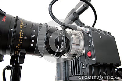 Digital cinema camera Stock Photo