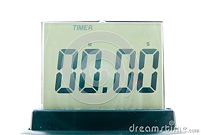 Digital clock Stock Photo