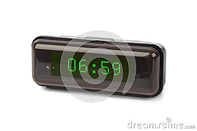 Digital clock Stock Photo