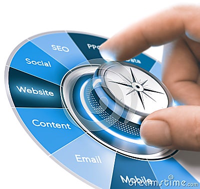 Digital Communication Strategies Training, Marketing 360 degree Stock Photo