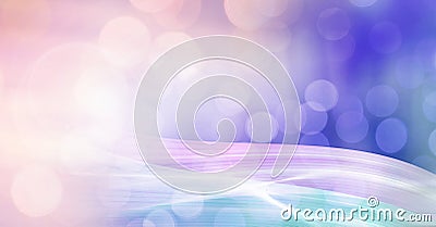 Abstract transition with sparkling bokeh lights Stock Photo