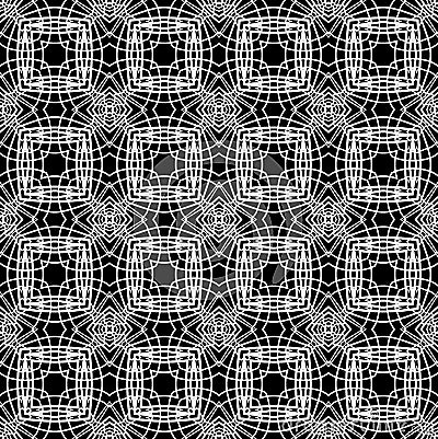 A complex seamless pattern with a white lines Stock Photo