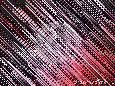 Digital diagonal red lines abstract background. 3d rendering Stock Photo