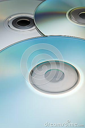 Digital discs Stock Photo