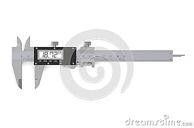 Digital electronic vernier caliper Stock Photo