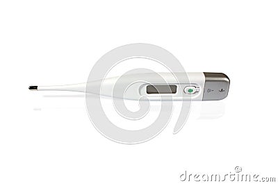 Digital fever thermometer Stock Photo