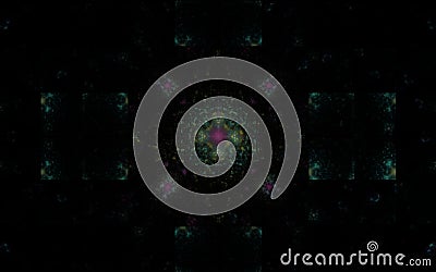 Digital generated image in the form of abstract geometric shapes of various shades and colors for use in web design and computer g Stock Photo