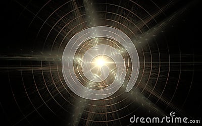 Digital generated image in the form of abstract geometric shapes of various shades and colors for use in web design and computer g Stock Photo