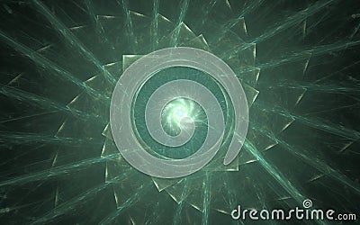 Digital generated image in the form of abstract geometric shapes of various shades and colors for use in web design and computer Stock Photo