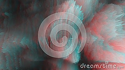 Digital Illustration. Glitch Abstract color noise blot background Stock Photo