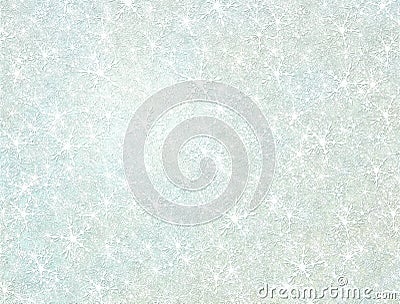 Snow Flakes Background Cartoon Illustration