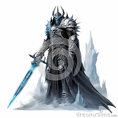 Digital Illustration Of World Of Warcraft Lord Of Shadow Stock Photo