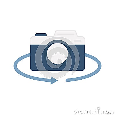 Digital imaging Flat inside vector icon which can easily modify or edit Vector Illustration