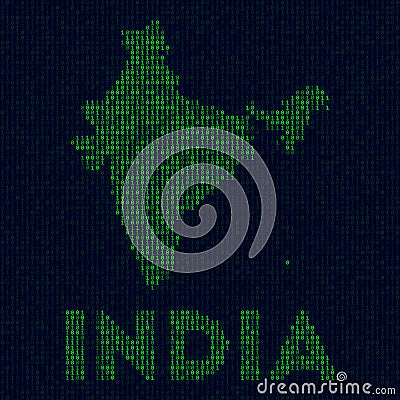 Digital India logo. Vector Illustration