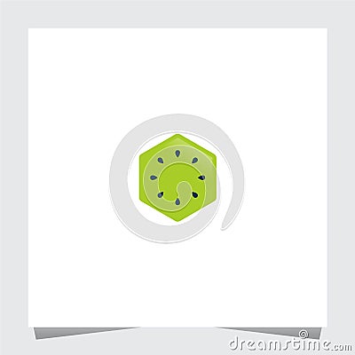 Digital Kiwi Logo Inspirations Template Vector Illustration