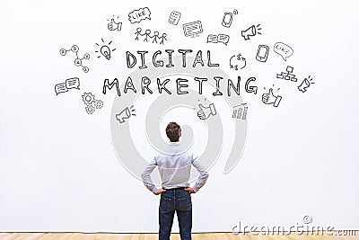 Digital marketing Stock Photo