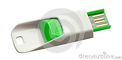 Digital memory storage usb flash stick Stock Photo