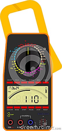 Digital multimeter Vector Illustration