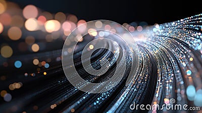 Digital optimization: boosting virtual information systems for efficient growth in networked computing, enhancing Stock Photo