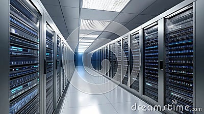 Digital optimization: boosting virtual information systems for efficient growth in networked computing, enhancing Stock Photo