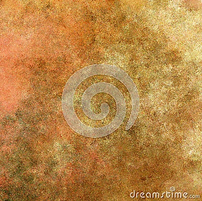 Digital Painting Abstract Multi-Color Spatter Stroke Old Rustic Beige Color Wall with Dirty Smudge and Mold Background Stock Photo