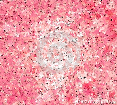 Digital Painting Abstract Granite Texture in Bright Rose Pink Color Background Stock Photo