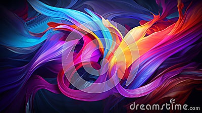 a digital painting capturing the detailed texture of an abstract background Stock Photo