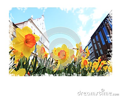 Digital painting effect,watercolor landscape of scenery Stock Photo