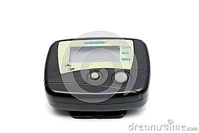 Digital Pedometer Stock Photo