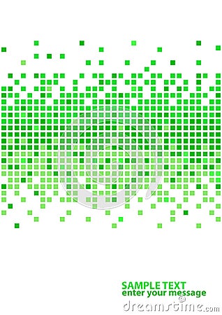 Digital Pixel Background Vector Illustration