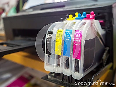 Digital printing press Stock Photo