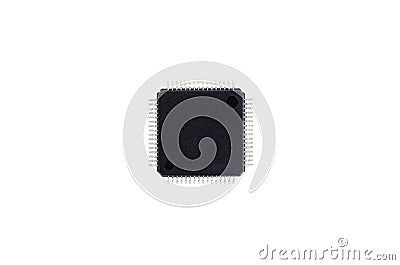 Digital programmable microcircuit microprocessor Stock Photo