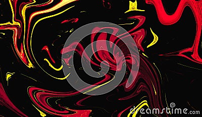 Digital proton colorful abstract background with liquify ,Design element Stock Photo