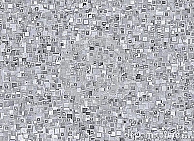 Digital smooth futuristic abstract texture of many square shapes Stock Photo