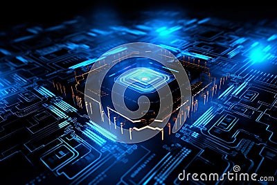 Digital software development, Algorithm, Metaverse and data science Stock Photo