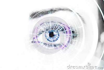 Digital Surveillance Stock Photo