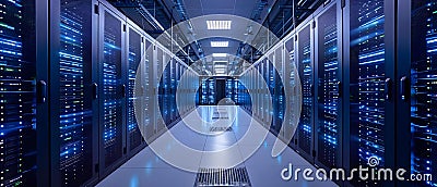Digital Symphony: The Heart of Cloud Computing. Concept Cloud Computing, Digital Symphony, Stock Photo