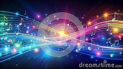 Digital Symphony: A Visual Representation of Online Streaming Generative AI Cartoon Illustration