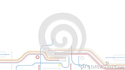 Digital tech data elements abstract background Vector Illustration