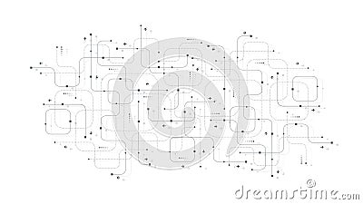 Digital tech motherboard texture design. Software coding. Technology electronic motherboard texture. Engineering and Vector Illustration