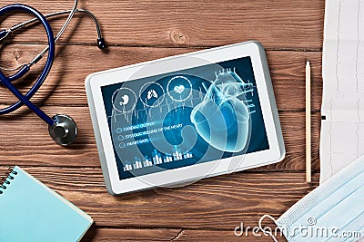 Digital technologies in medicine Stock Photo