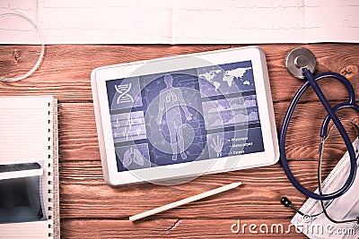 Digital technologies in medicine Stock Photo