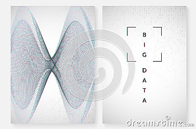 Digital technology abstract background. Artificial intelligence, Vector Illustration