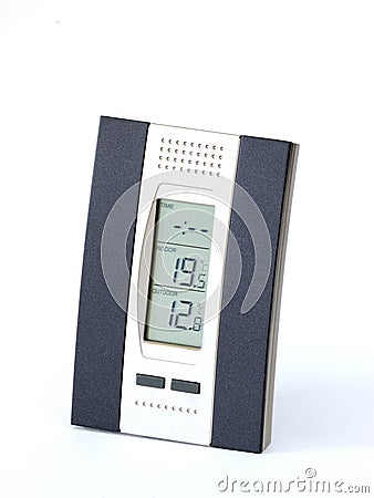 Digital Thermometer Stock Photo