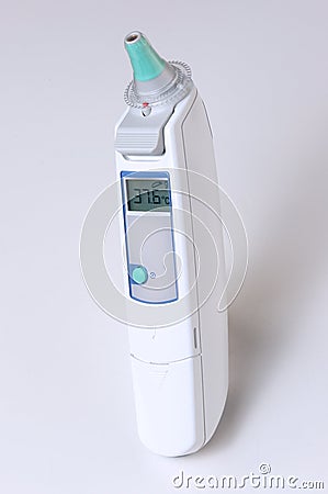 Digital thermometer Stock Photo